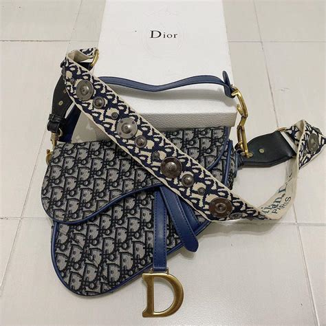 dior blue sling bag|dior sling bag original.